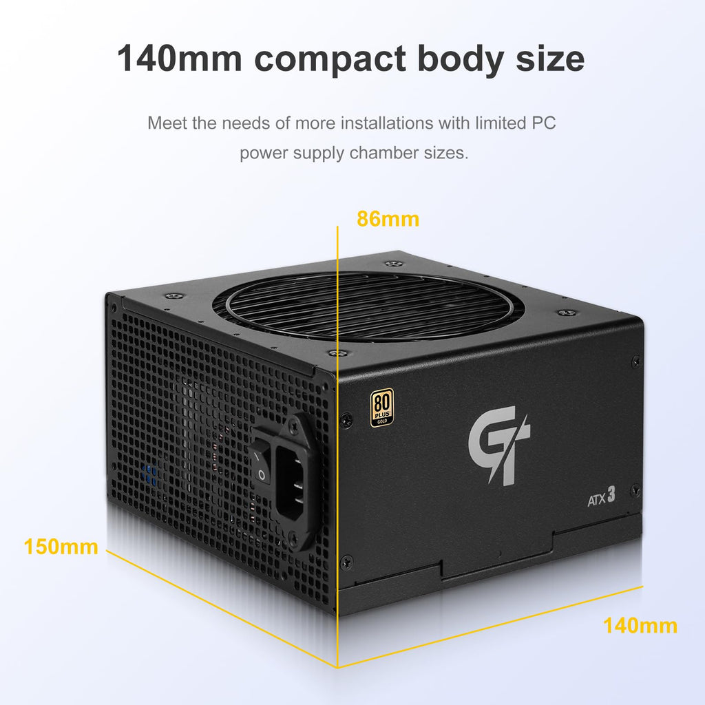 750W Fully Modular ATX 3.1 Power Supply Black Q276230