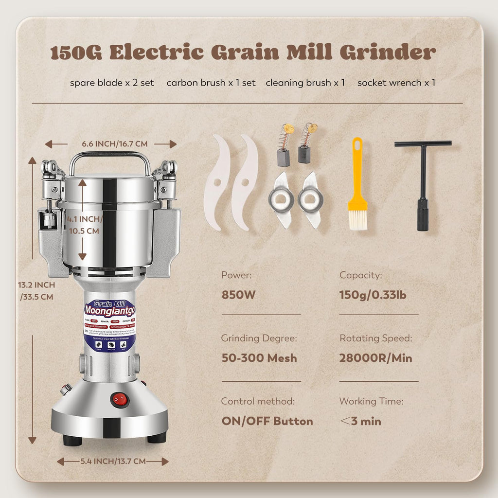 Electric Grain Mill Grinder 150g G28070