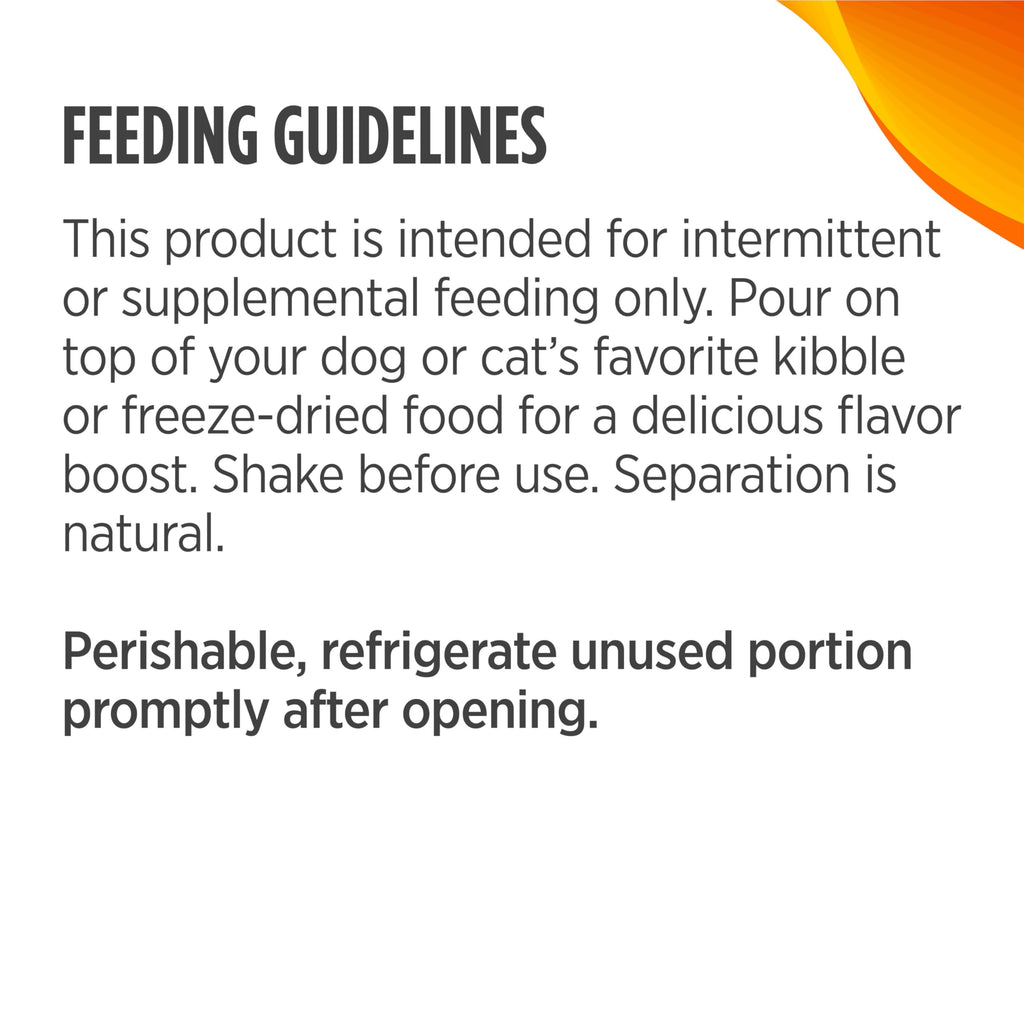 Bone Broth Food Topper for Cats and Dogs 20 FL Oz V755731