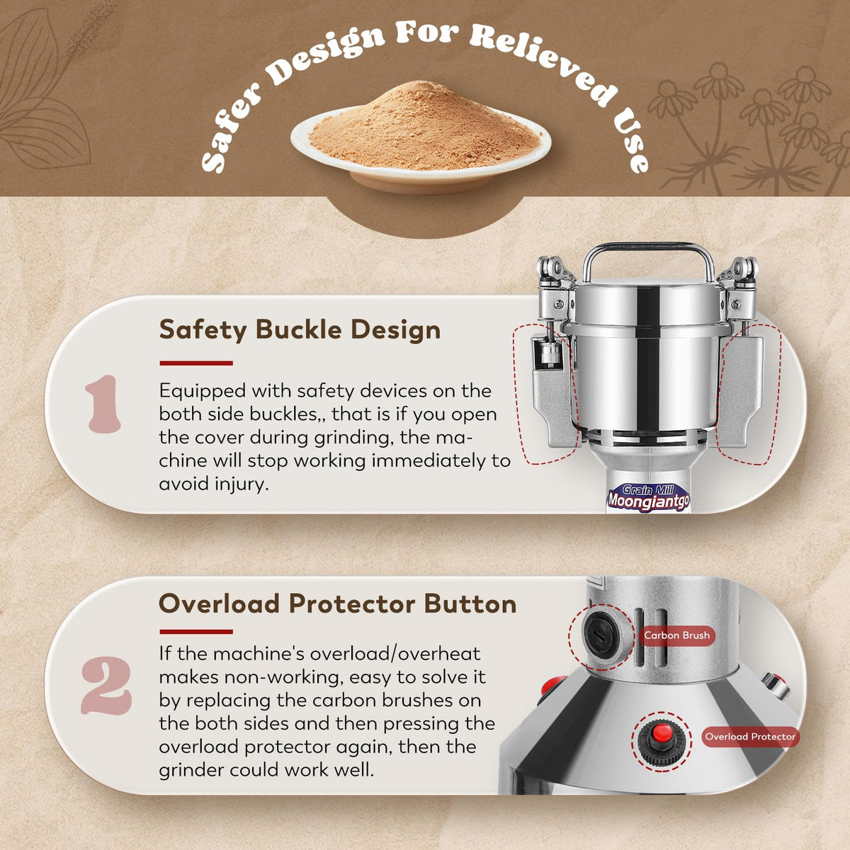 Electric Grain Mill Grinder 150g G28070