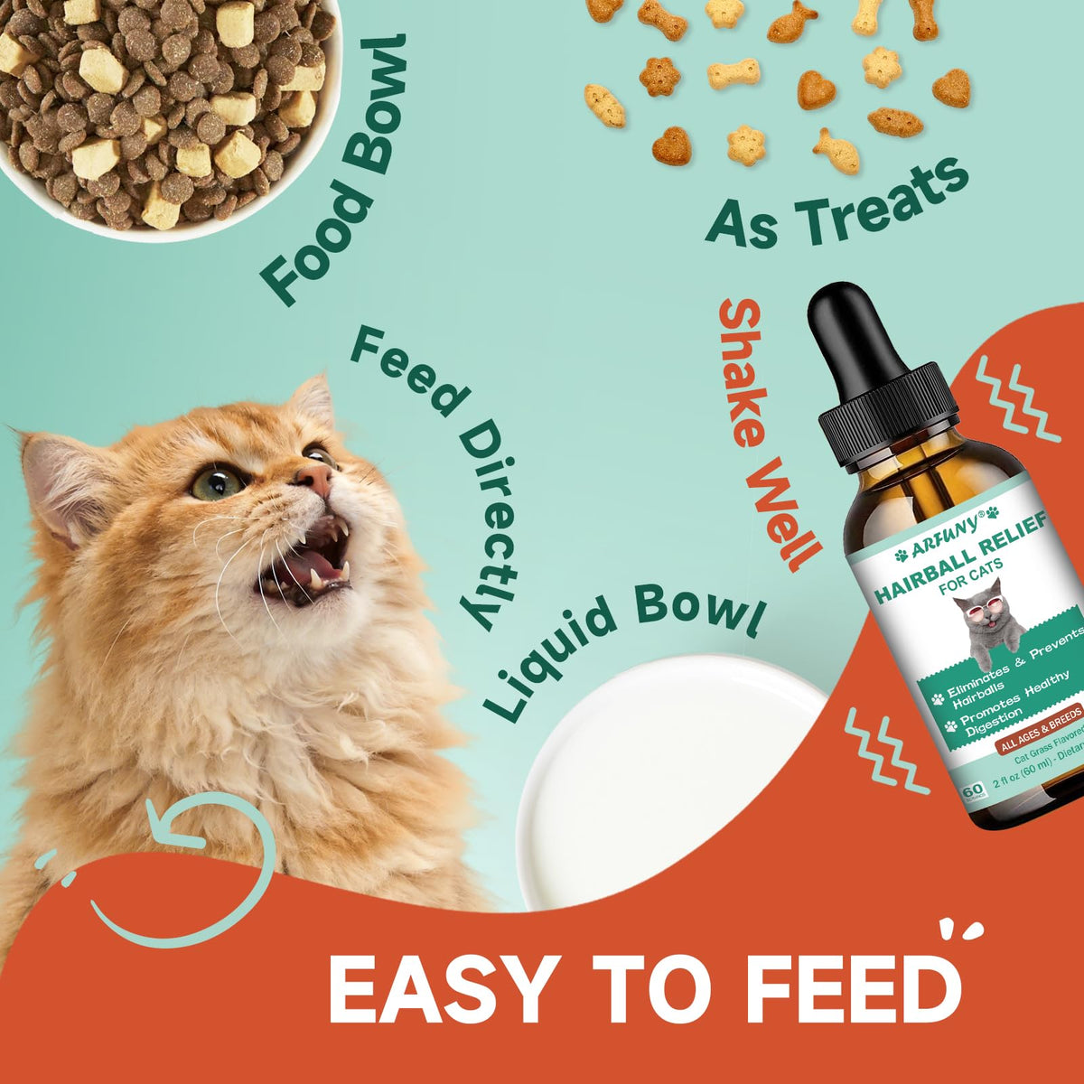 Hairball Treatment for Cats 120ML G33543