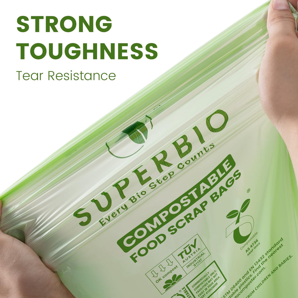1.6 Gallon Compostable Food Scrap Bags G559334