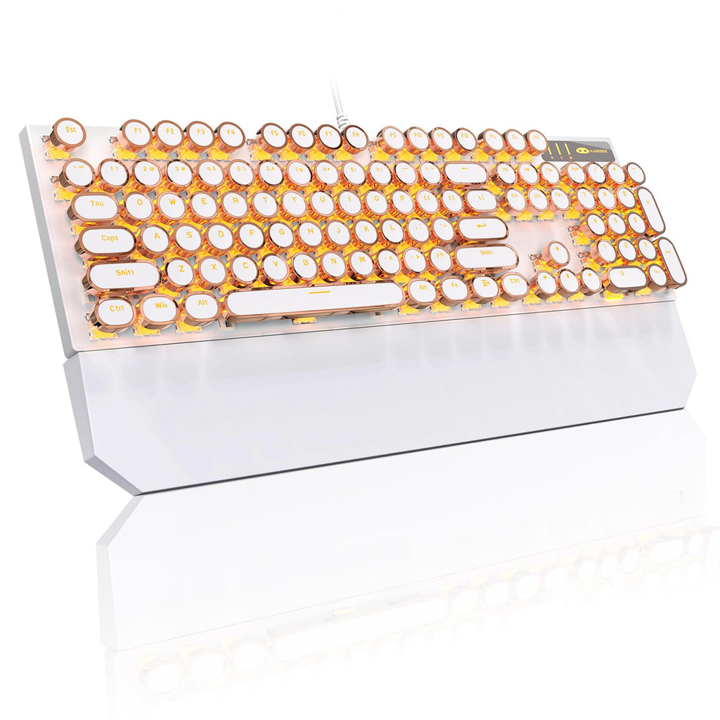 Wired Mechanical Gaming Keyboard with Magnetic Wrist Rest D530