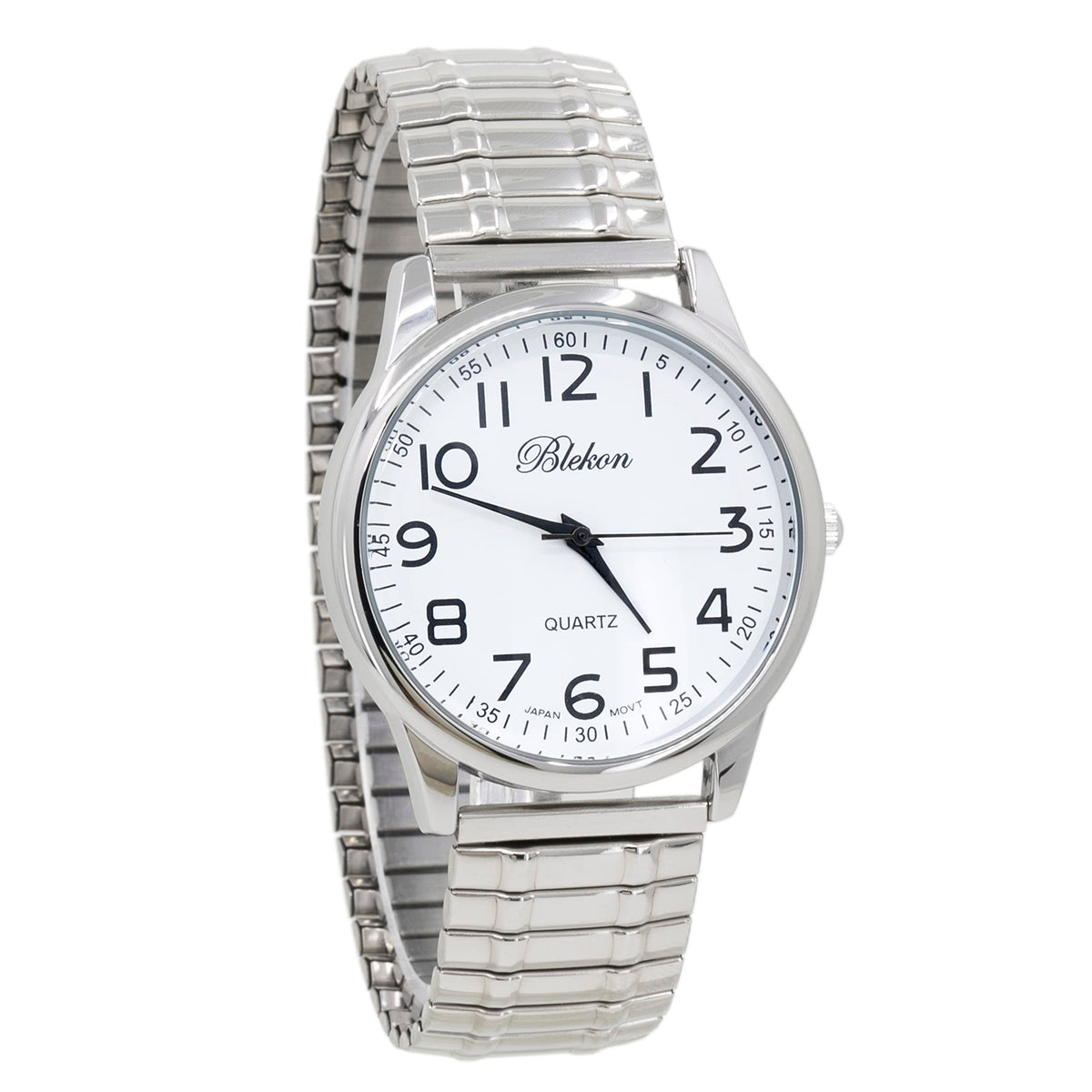 Large Face Easy to Read 40mm Japanese Quartz Stretch Band Watch N147403