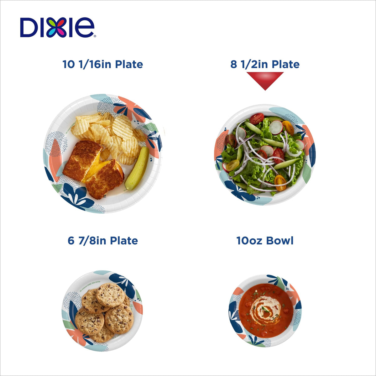 8.5 Inch 90 Count Disposable Paper Plates R341200