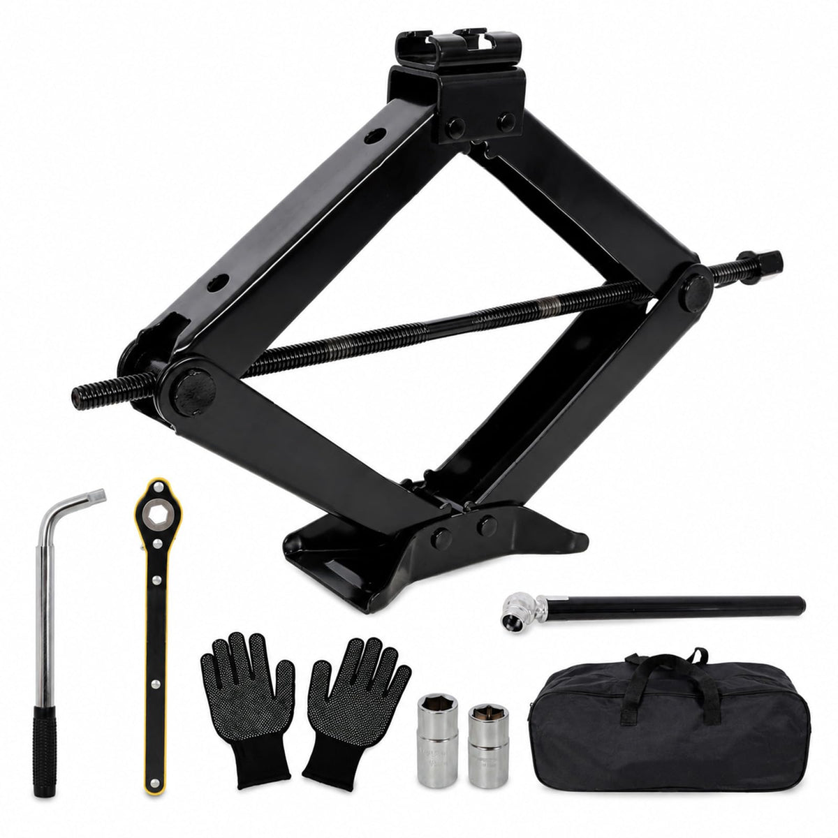 3 Ton Scissor Car Jack Kit with Ratchet Wrench A726215