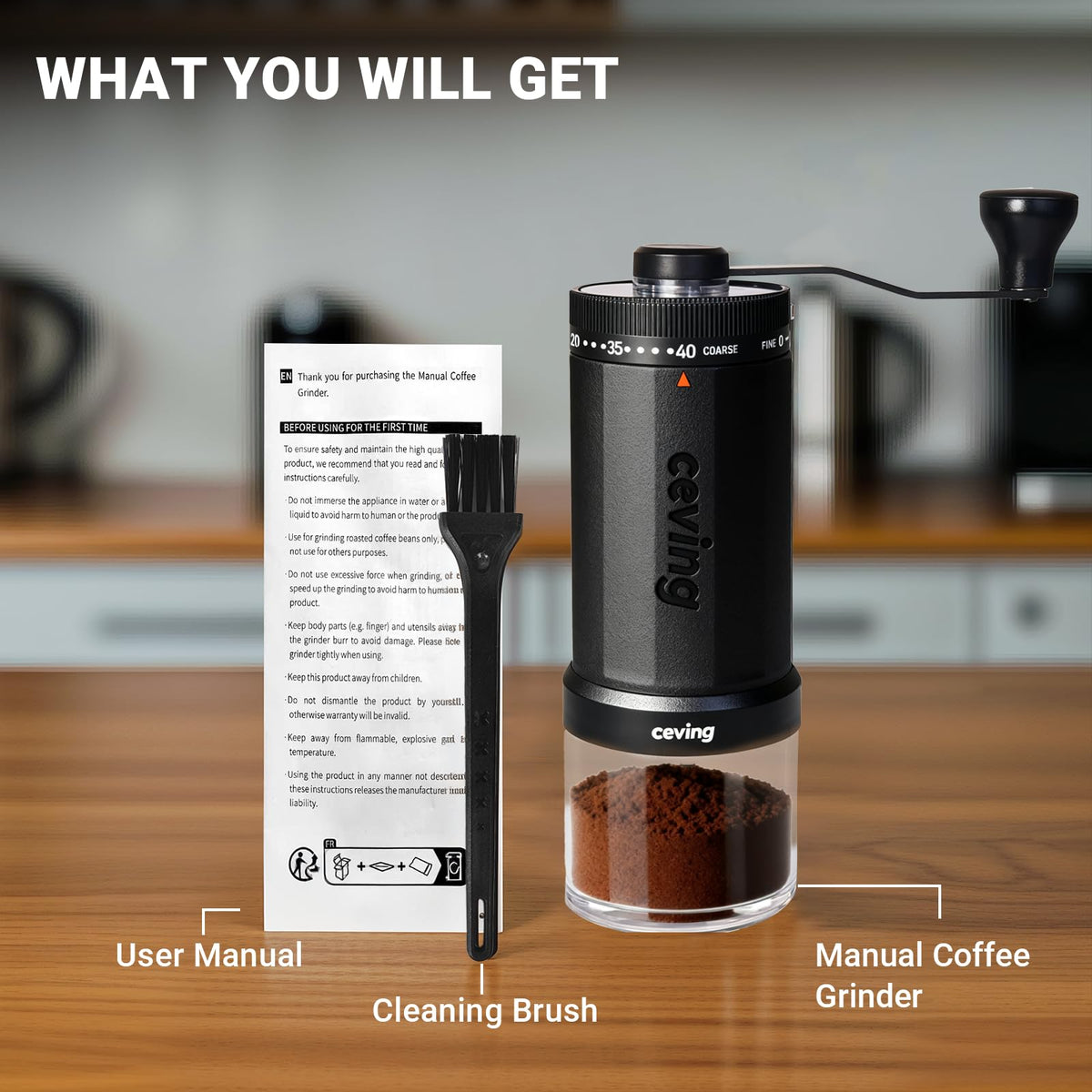 60g Manual Coffee Grinder L477