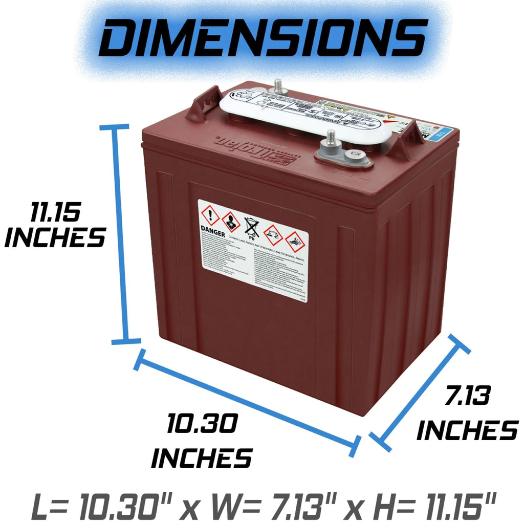 6V 240Ah Deep Cycle Battery 4 Pack V28390