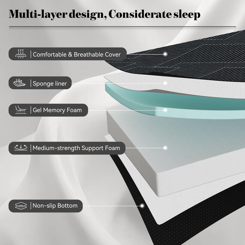 Folding Mattress Twin Size 6 Inch D96474