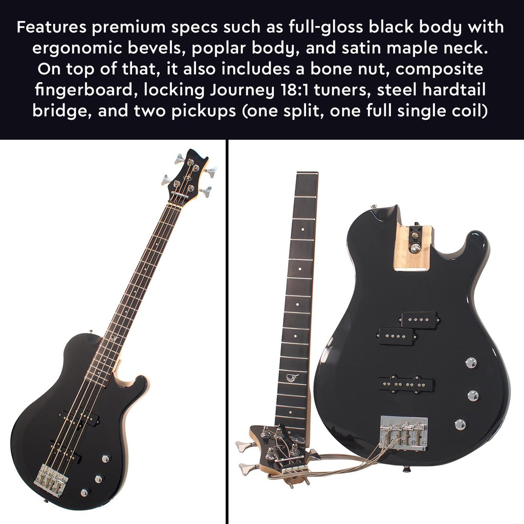 Collapsible Folding Electric Travel Guitar E341