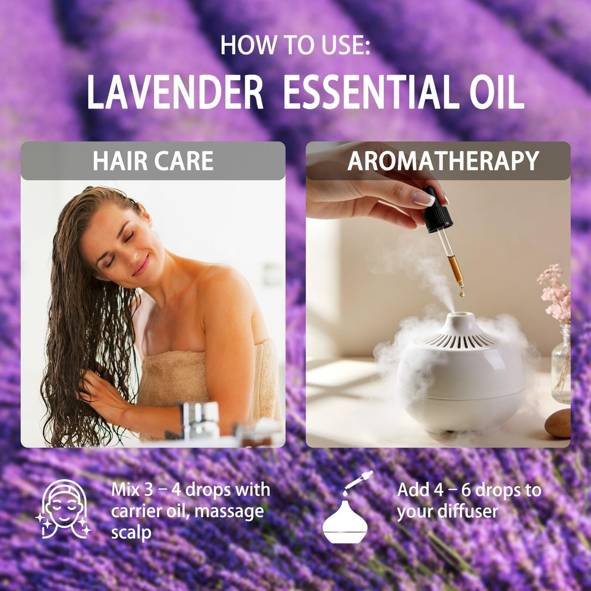 Lilac and Lavender Essential Oil 4 Fl Oz X8551