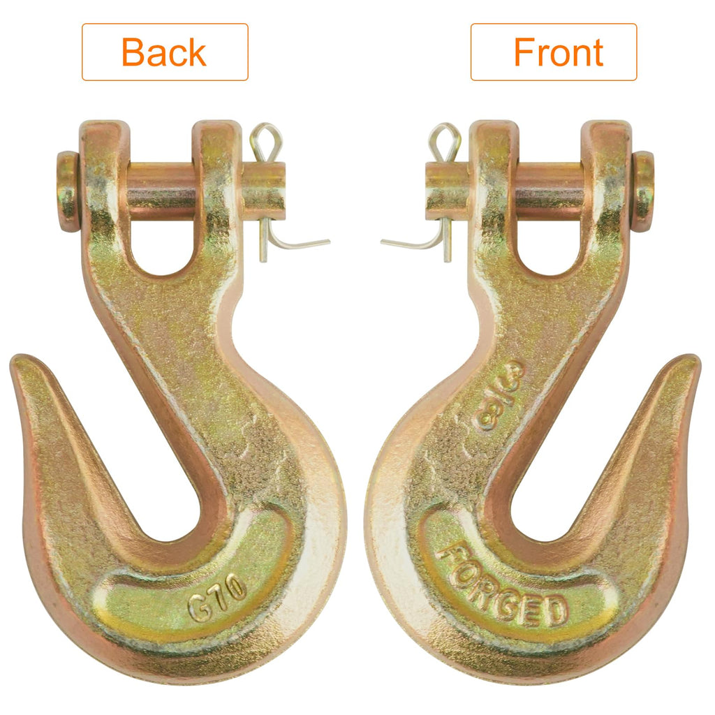 3/8" Grade 70 Clevis Slip Hook 6,600 LBS 10 Pack I2717