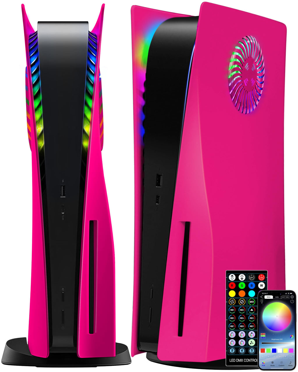 Nova Pink Vented Faceplate for PS5 Disc Edition W799451