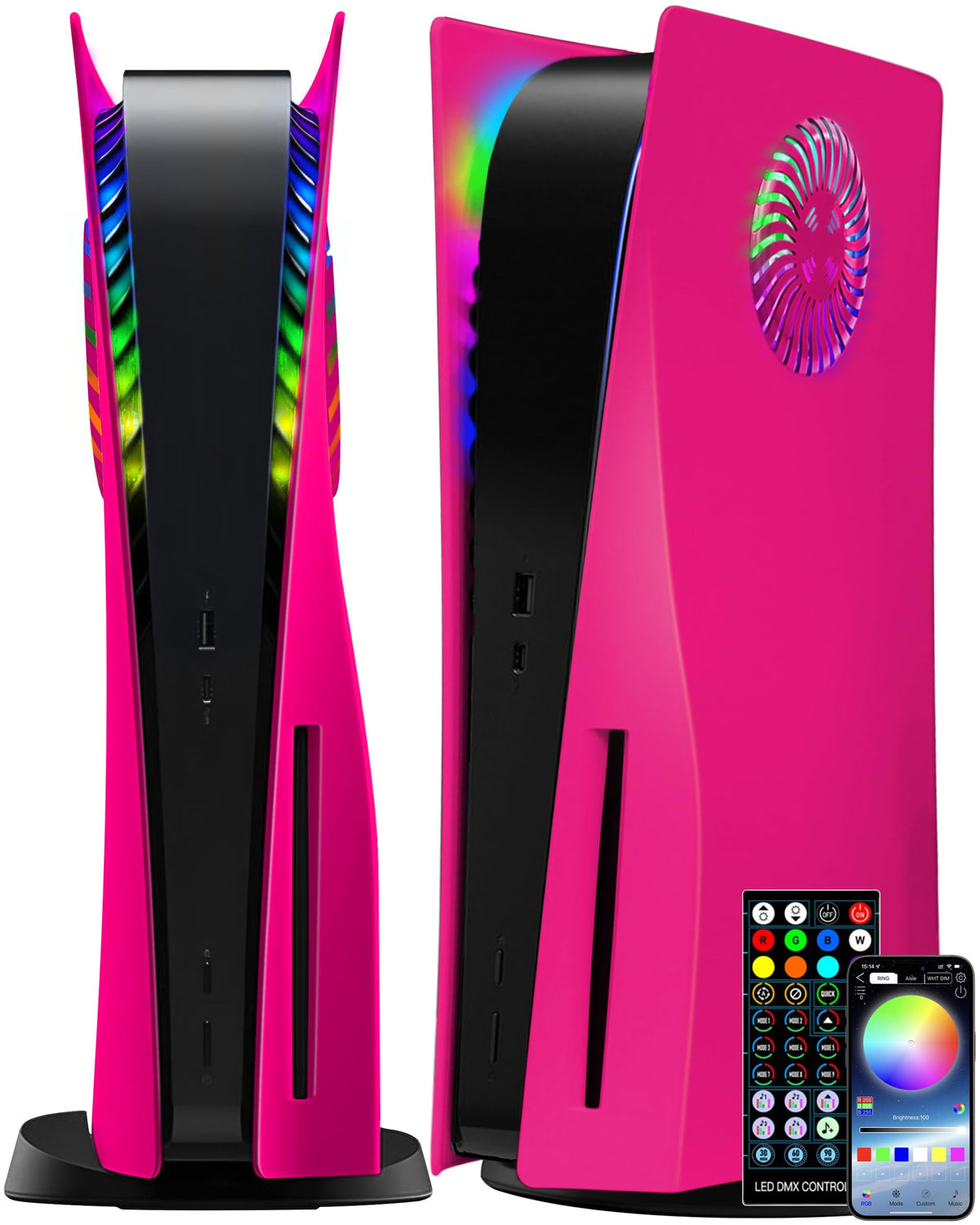 Nova Pink Vented Faceplate for PS5 Disc Edition W799451