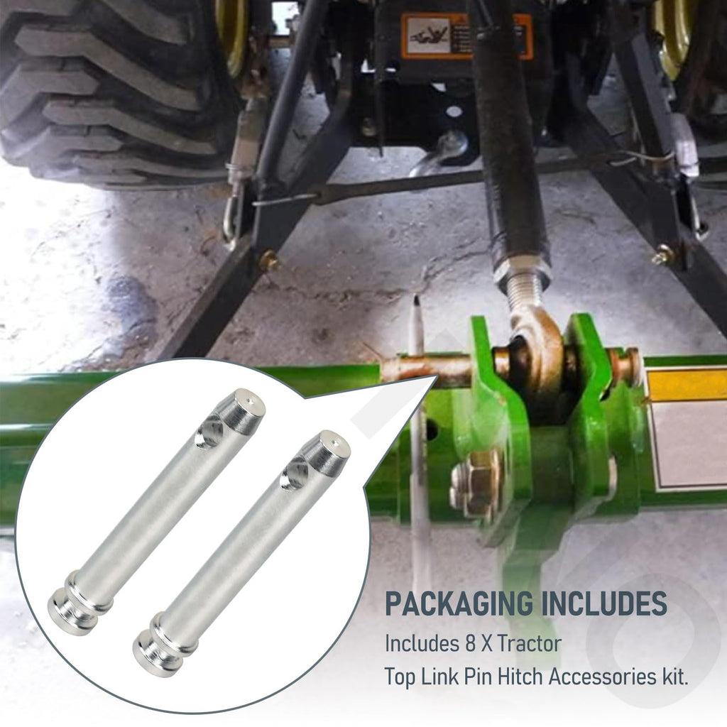 8 Pcs 3/4 in. Hitch Pin Accessories for Category 1 Tractors C958