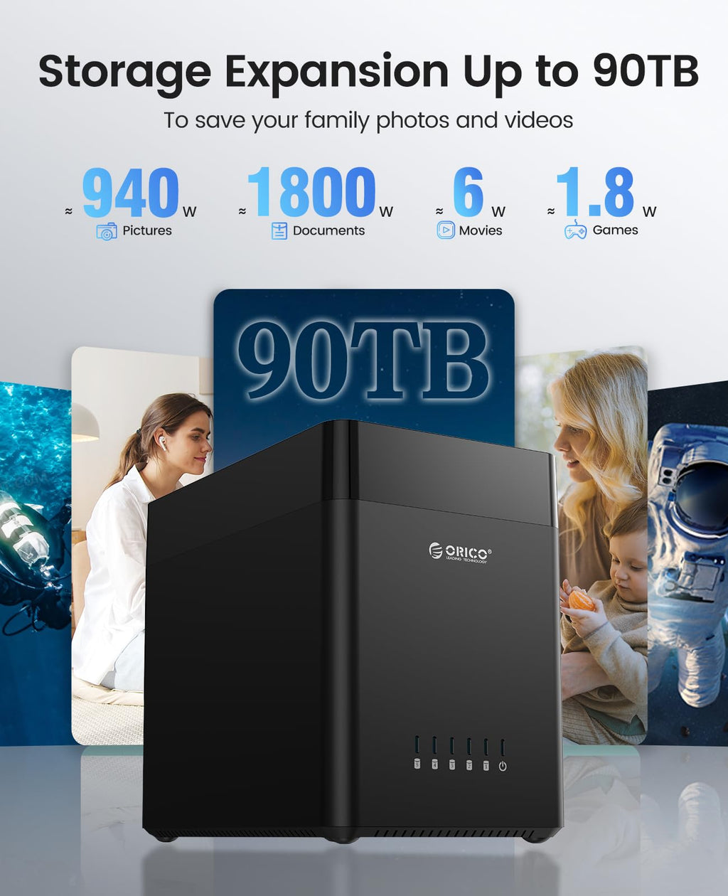 5 Bay Hard Drive Enclosure V76014