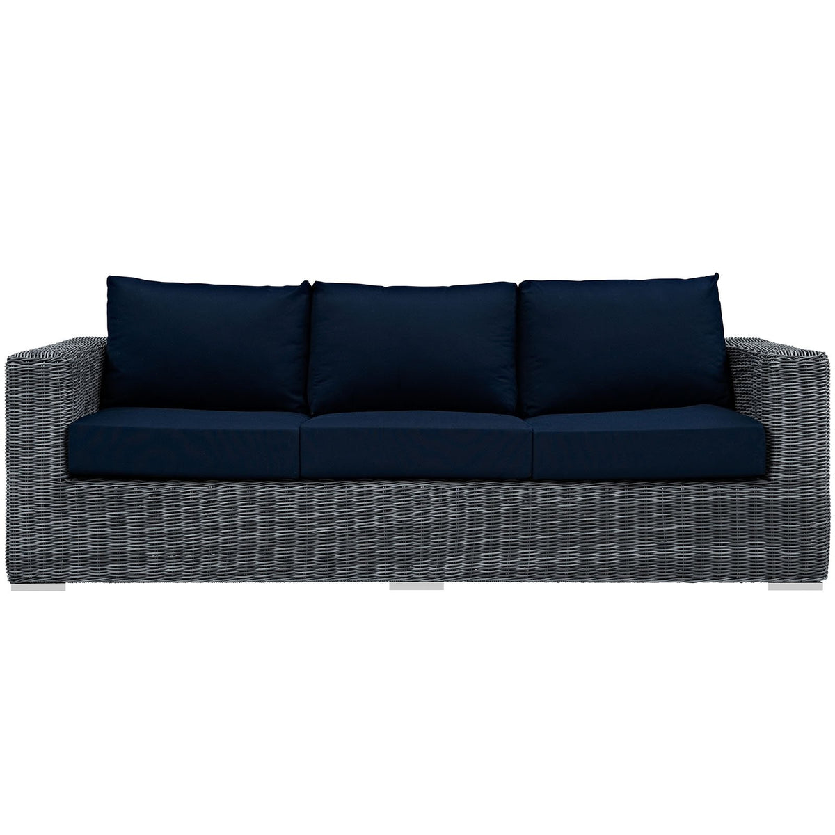 Wicker Rattan Outdoor Patio Sofa Q223695