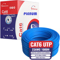 1000ft Plenum CMP CAT6 Solid Cable Blue Z2398