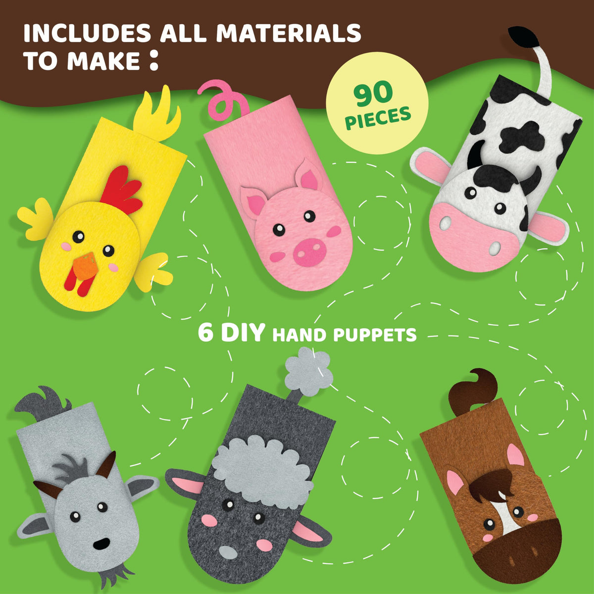 Hand Puppet Art Kit D828811