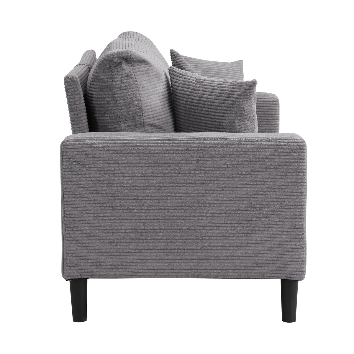 Light Gray Upholstered Loveseat Sofa X885