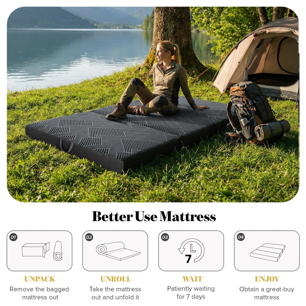 Folding Mattress Twin Size 6 Inch D96474