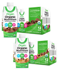 Organic Nutritional Shake Creamy Chocolate Fudge Iced Cafe Mocha 11 Fl Oz Pack of 12 X50120