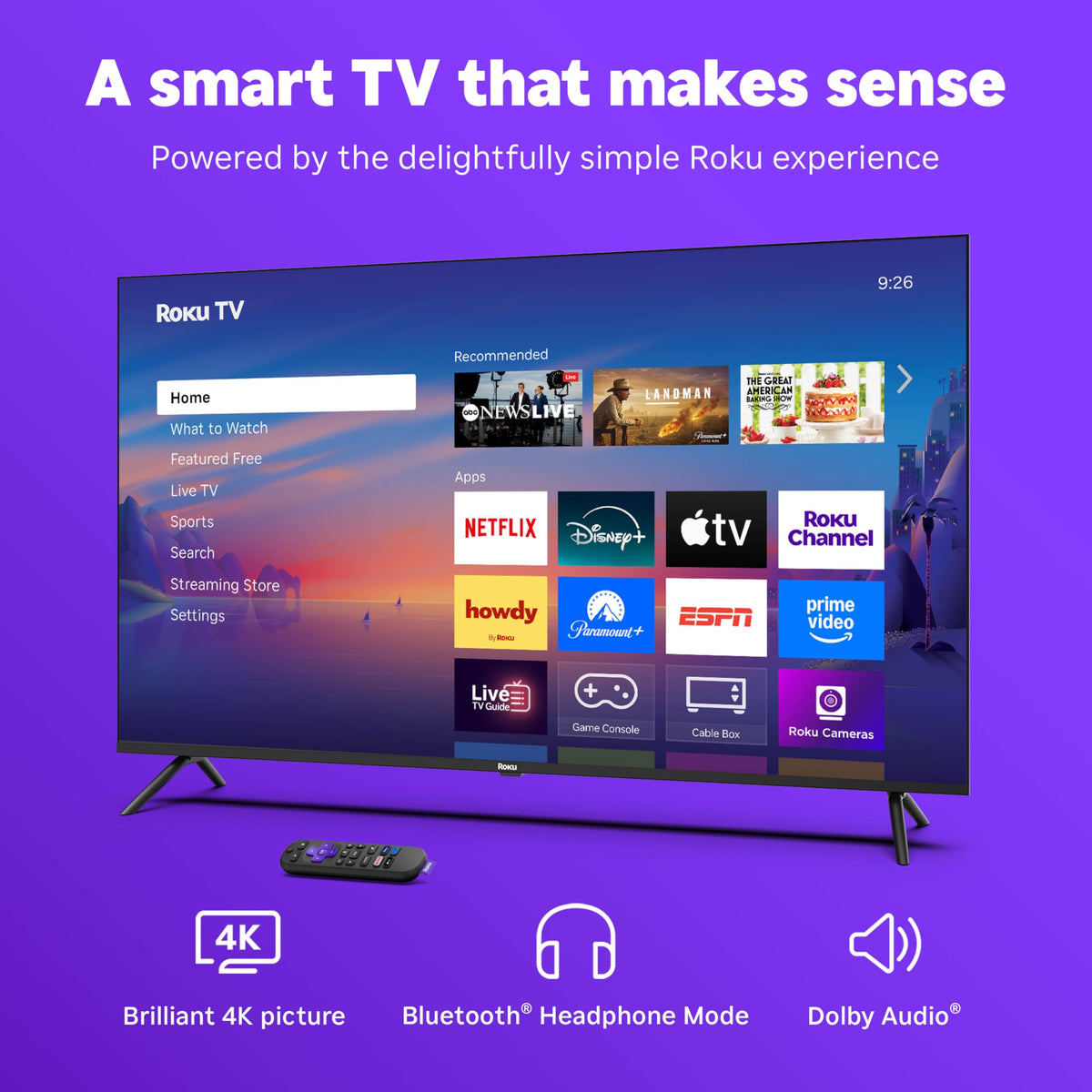 50-Inch 4K HDR LED Smart TV Q6221