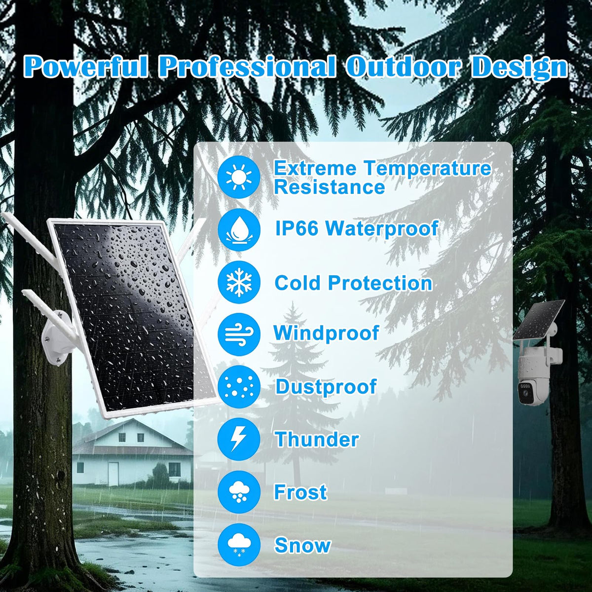 4G Solar Security Camera System with Base Station L84062