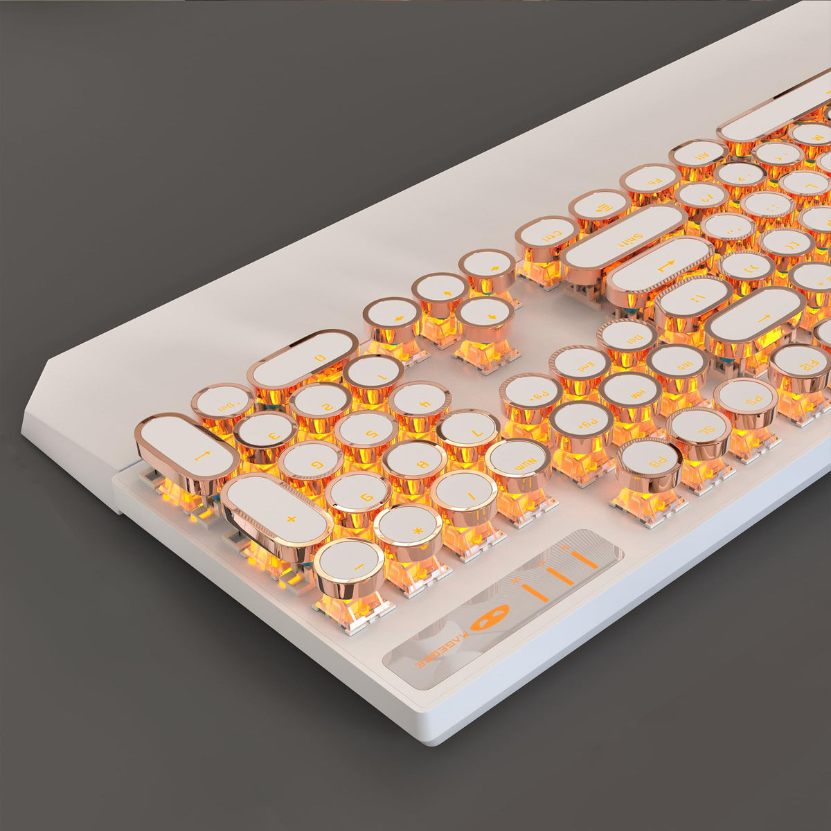 Wired Mechanical Gaming Keyboard with Magnetic Wrist Rest D530