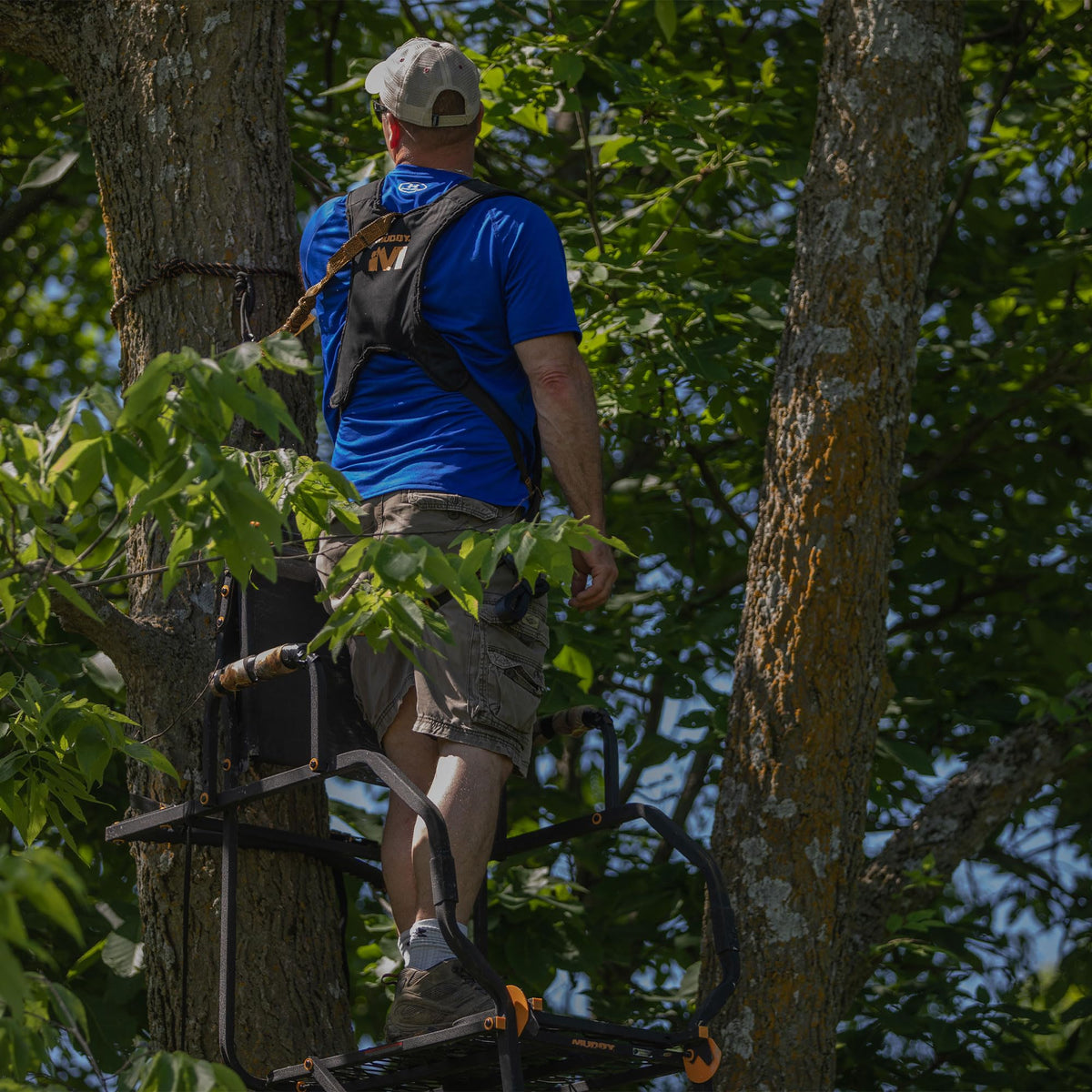 1 Person 21 Foot Climbing Tree Stand with Lumbar Seat J319