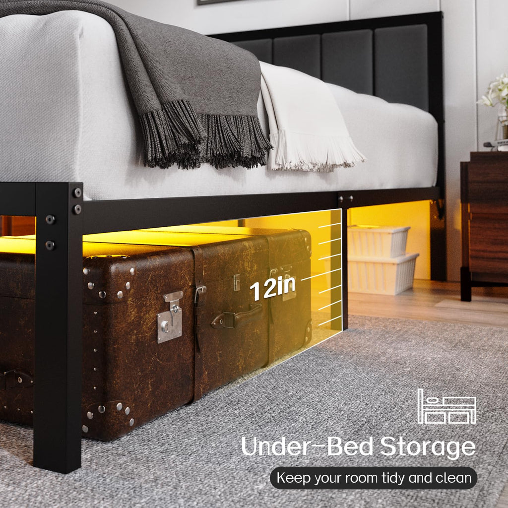Full Bed Frame with Headboard D46518