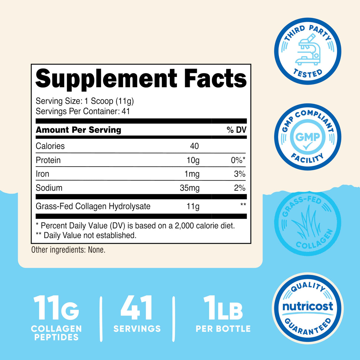 Collagen Peptides Powder 1LB D2348