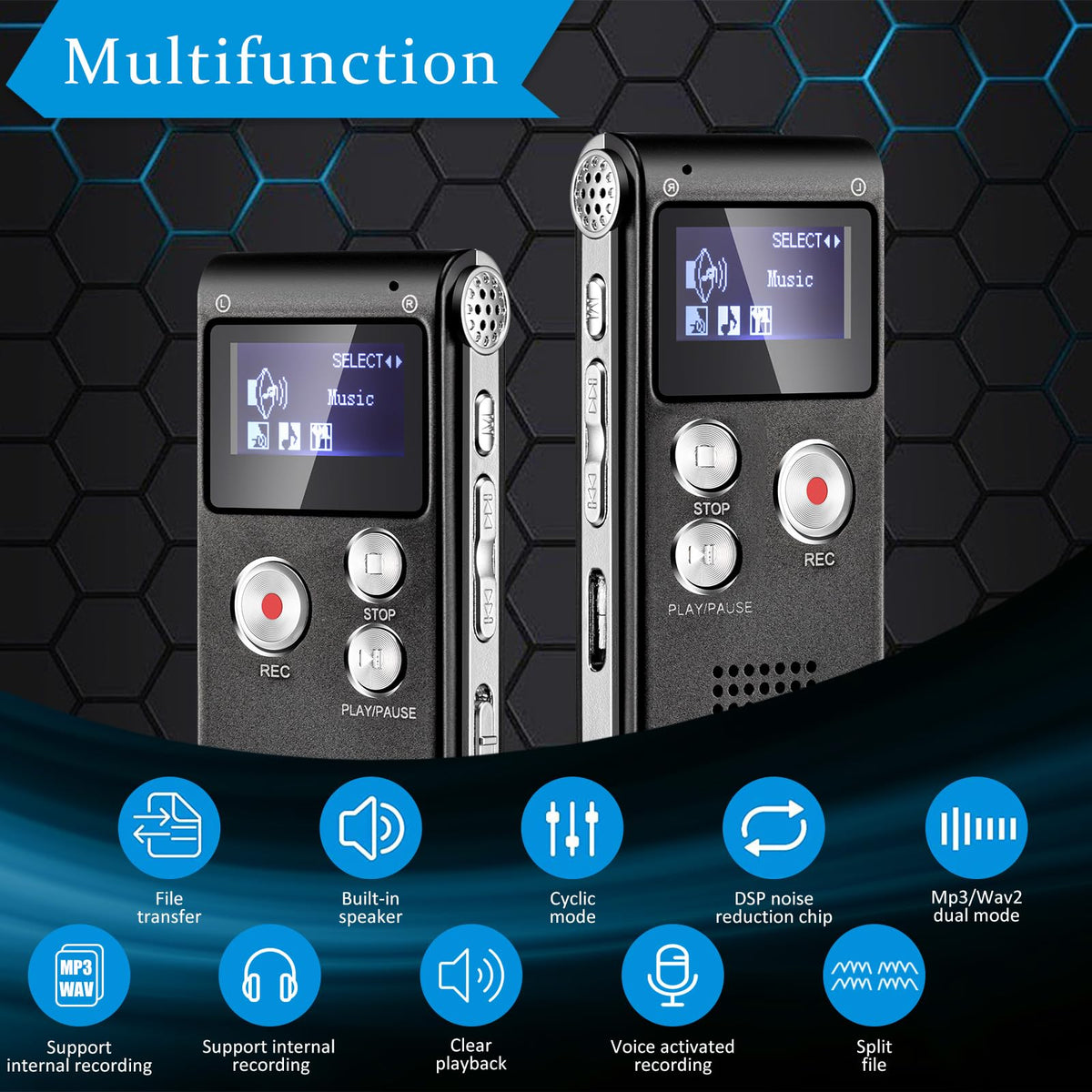 Black EVP Recorder Ghost Hunting Kit T3165