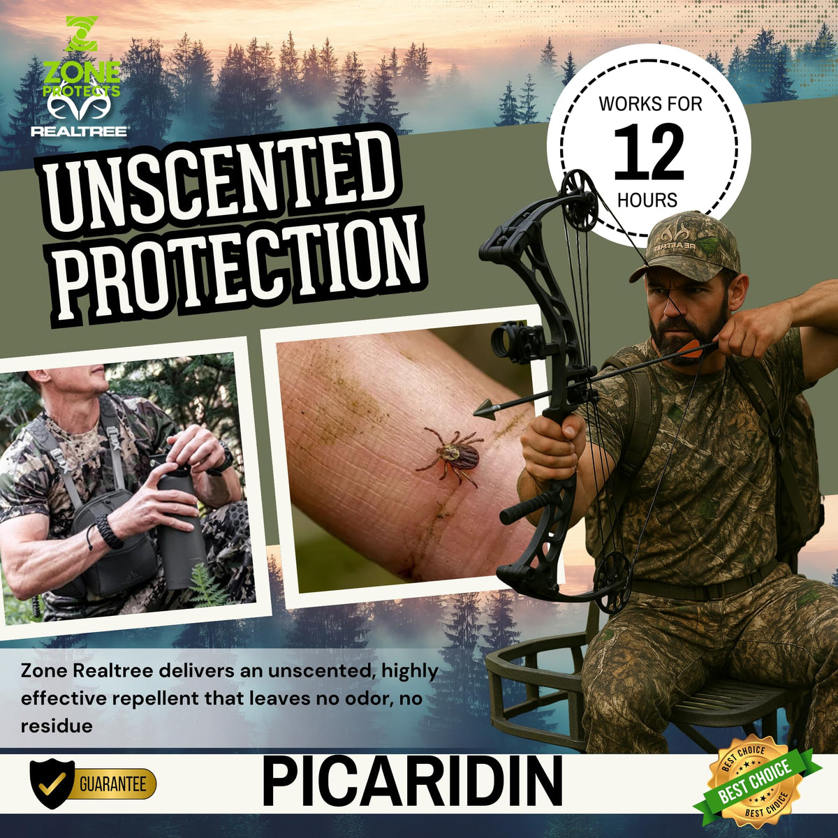 Picaridin and Permethrin Insect Repellent with Refill Y789
