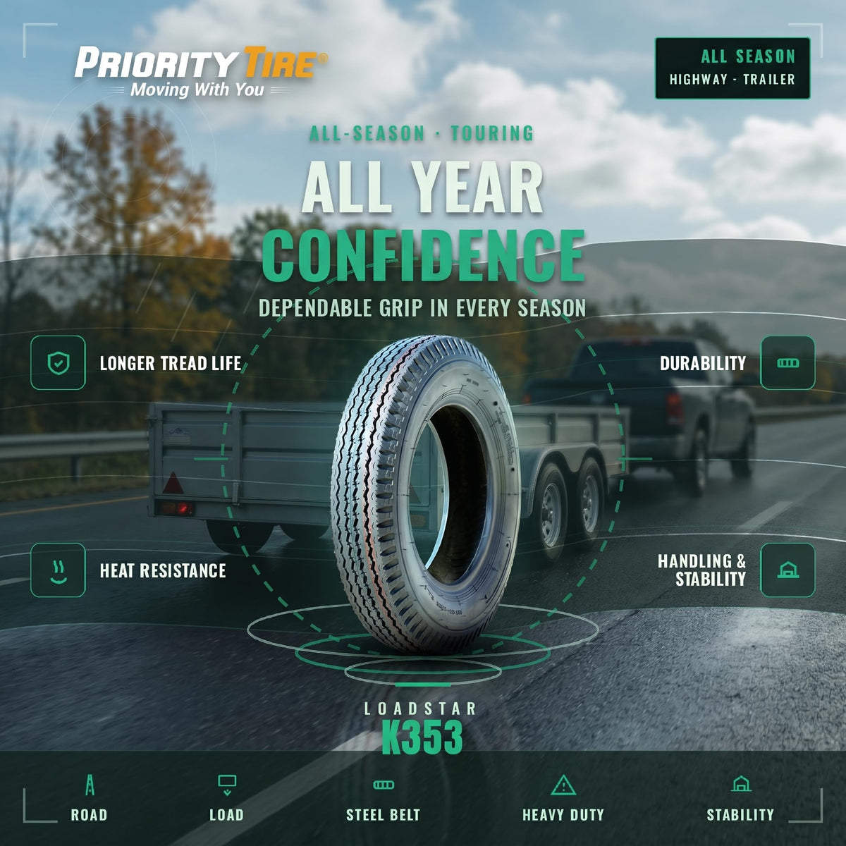 5.30X12" Trailer Tire O8559