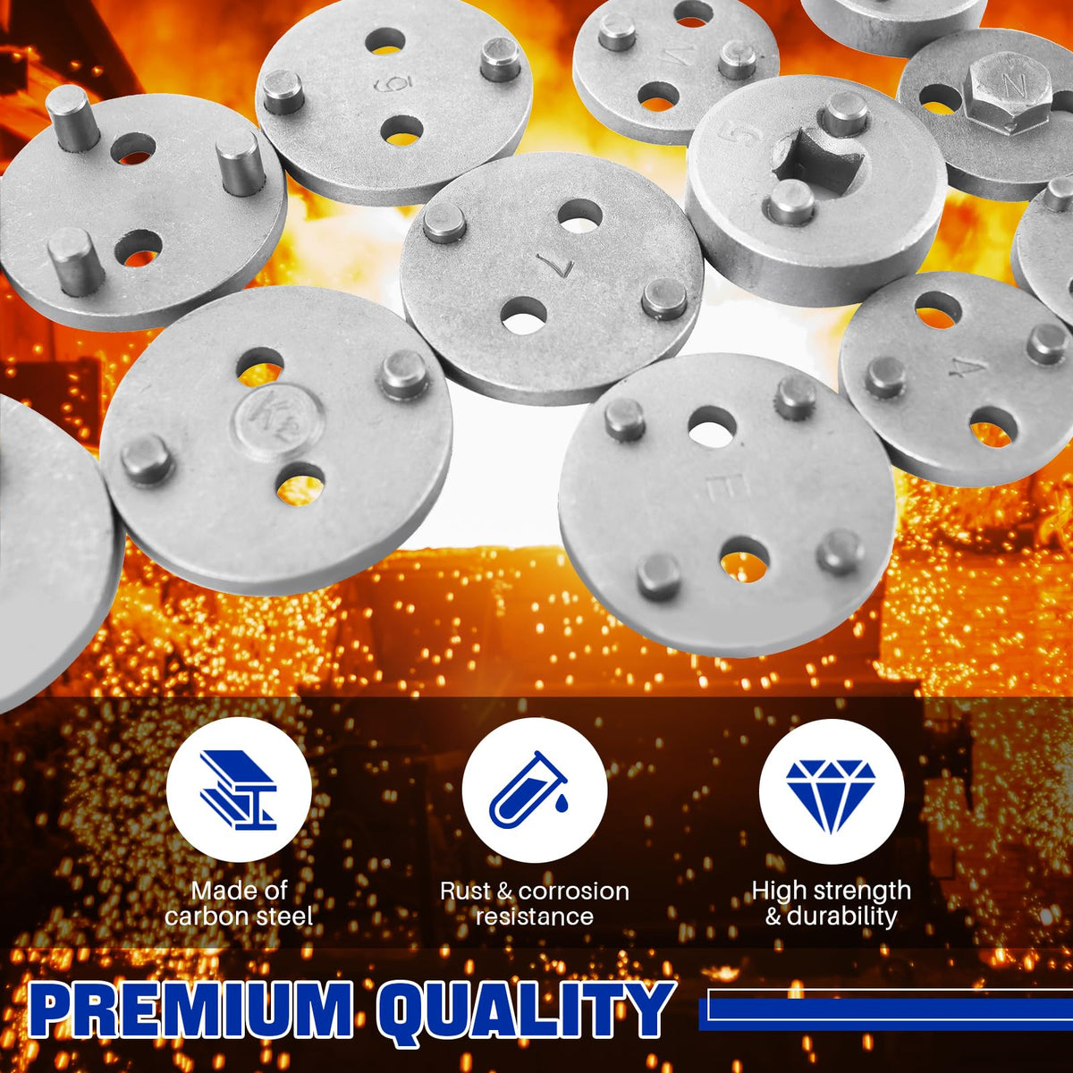 Heavy Duty Disc Brake Caliper Tool Set I640
