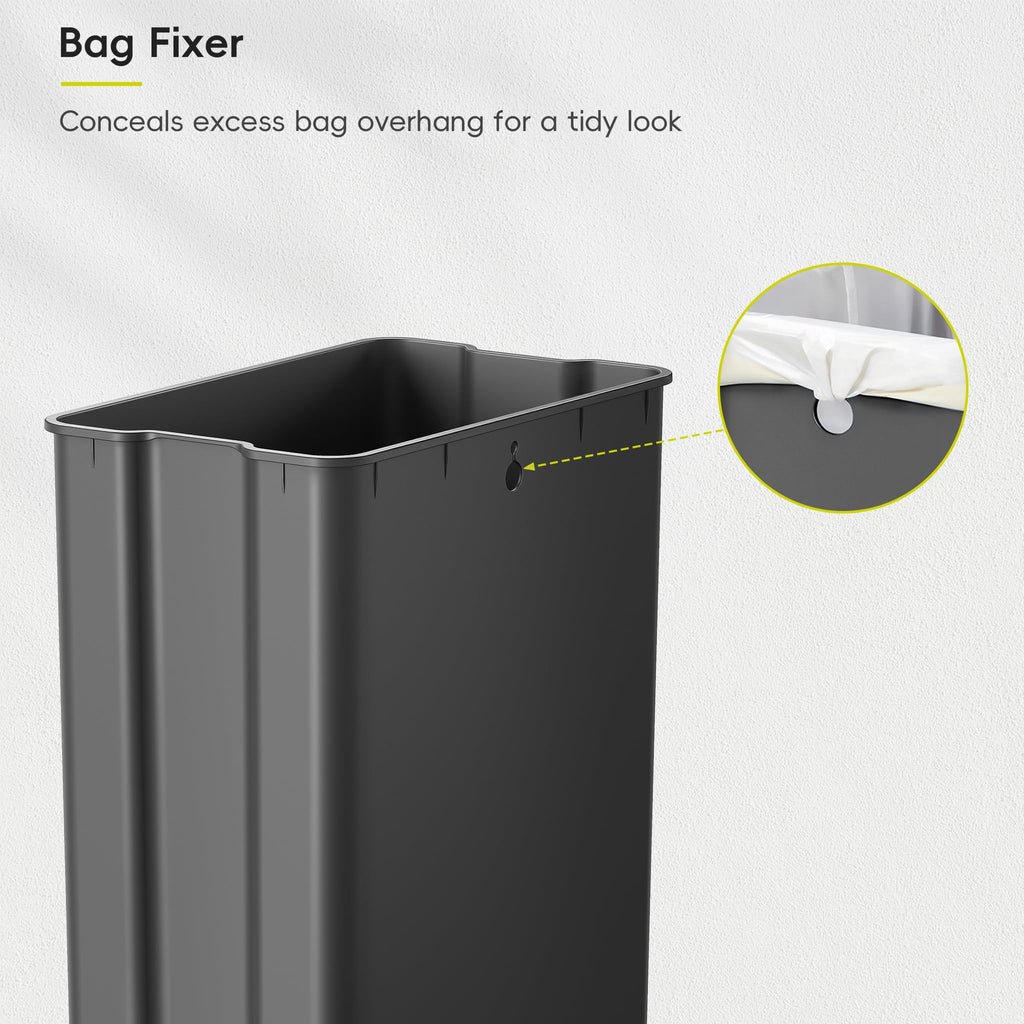 50L Stainless Steel Slim Step Trash Can G3329