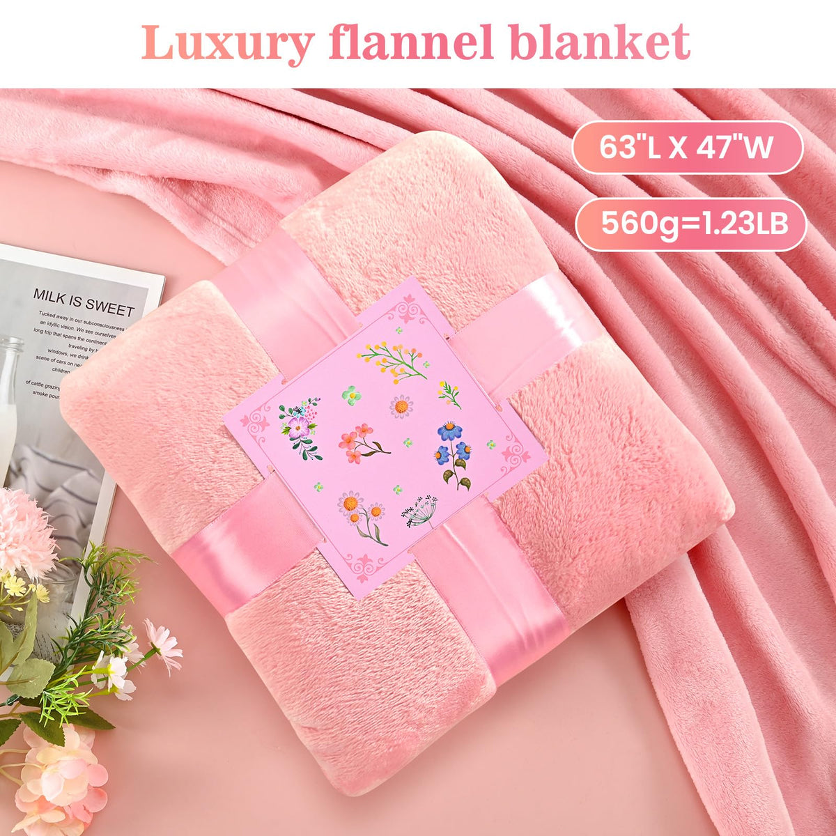 Birthday Gift Baskets, Spa Gift Sets, Blanket, Candle, Mugs A626549