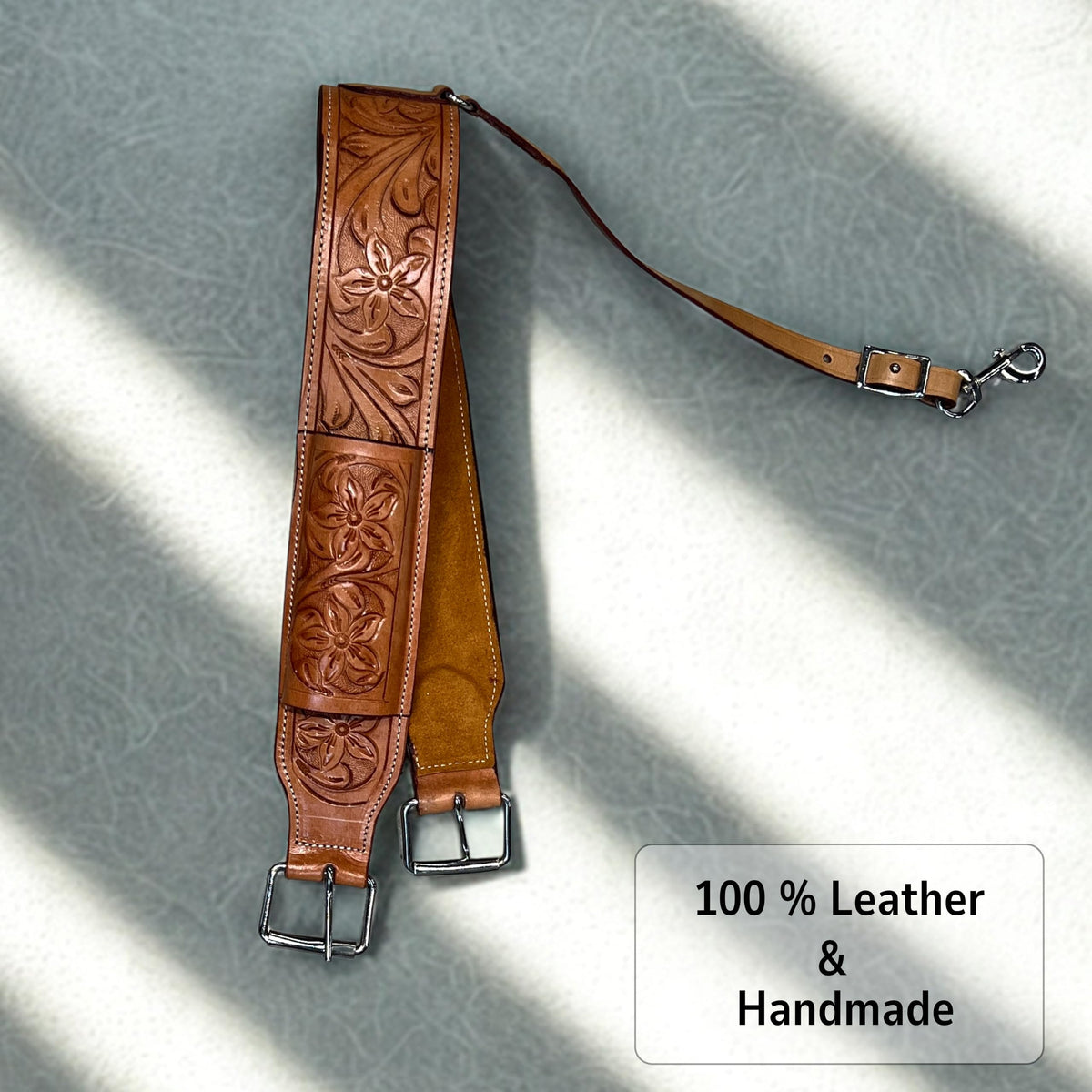 Western Leather Horse Saddle Girth Cinch Belt G890207