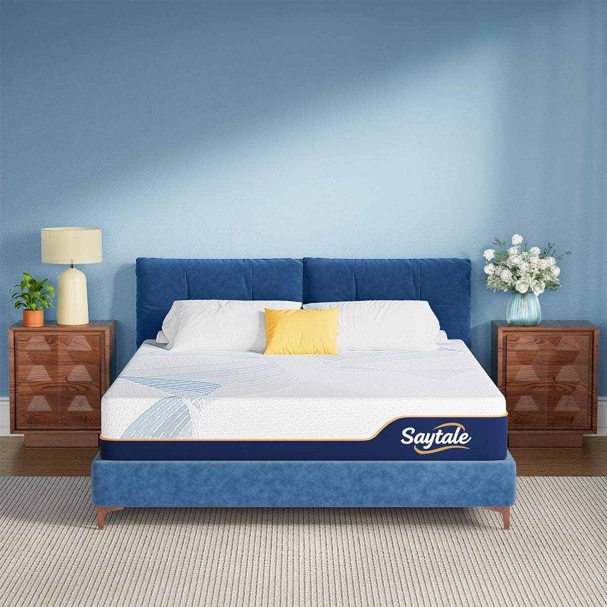 Twin Size 6 Inch Cooling Gel Memory Foam Mattress N306161