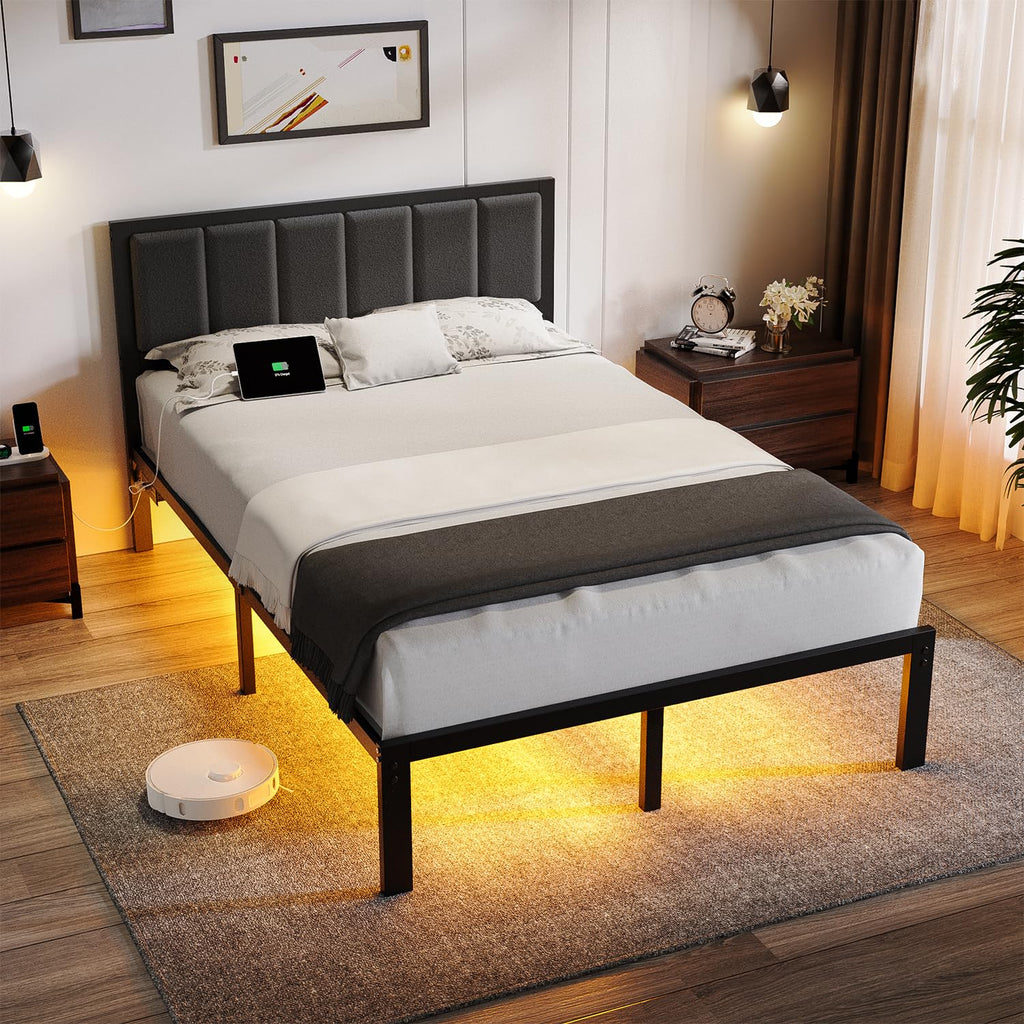 Full Bed Frame with Headboard D46518