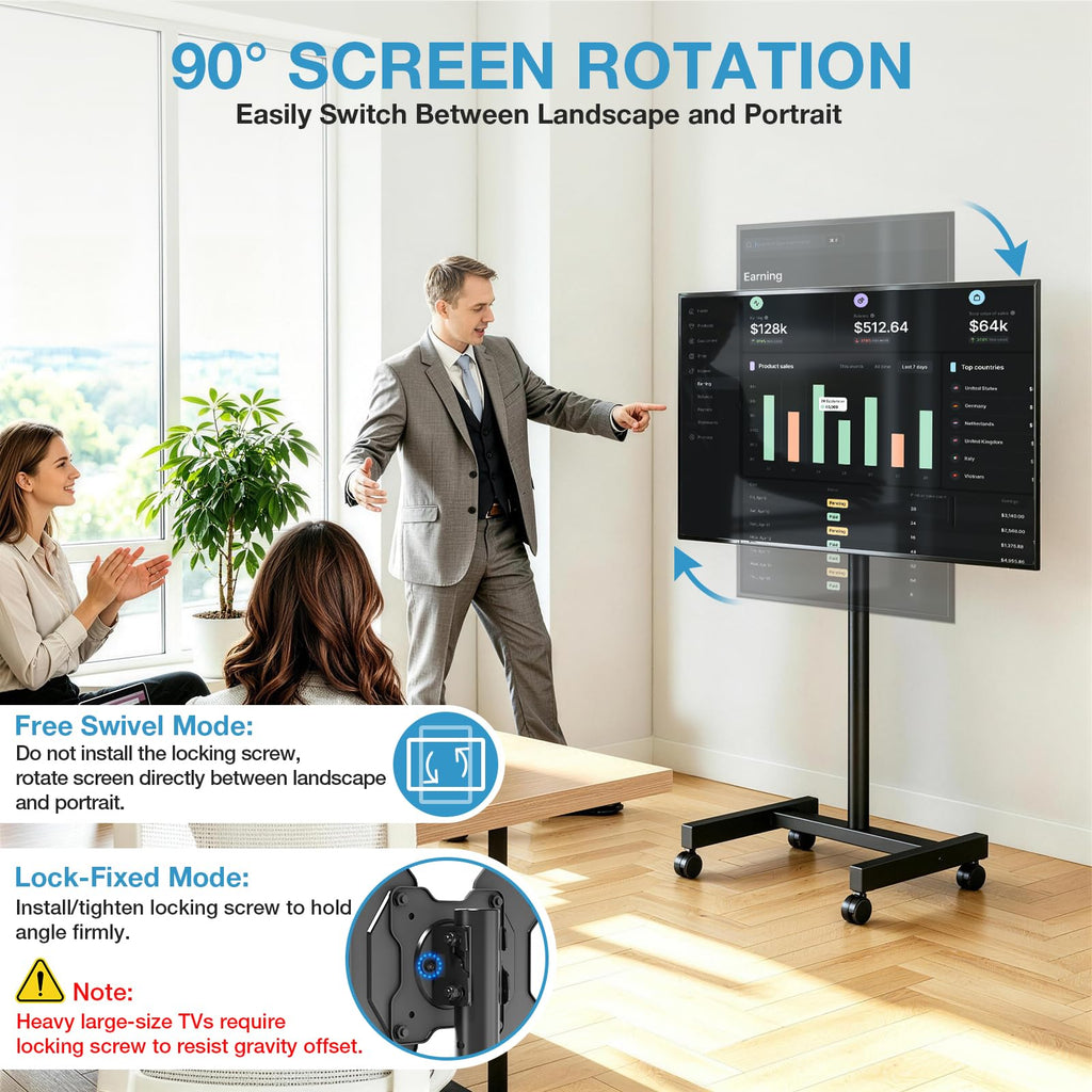 Rolling TV Stand for 13-50 Inch TVs I18981