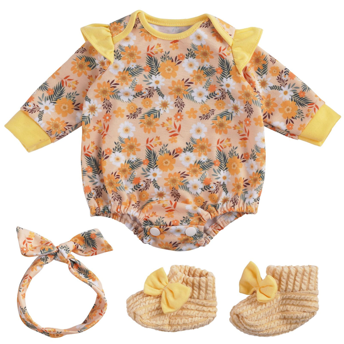 3 Pcs Baby Doll Clothes for 17-22 Inch Dolls N72093