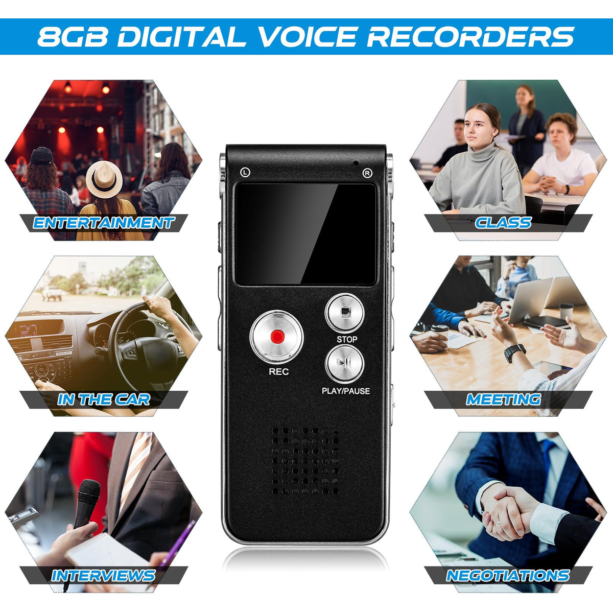 Black EVP Recorder Ghost Hunting Kit T3165