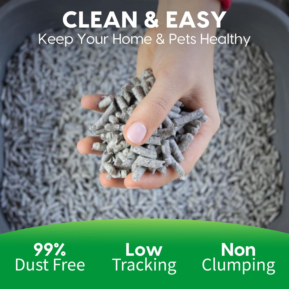 Non-Clumping Paper Cat Litter 25 Pound C248