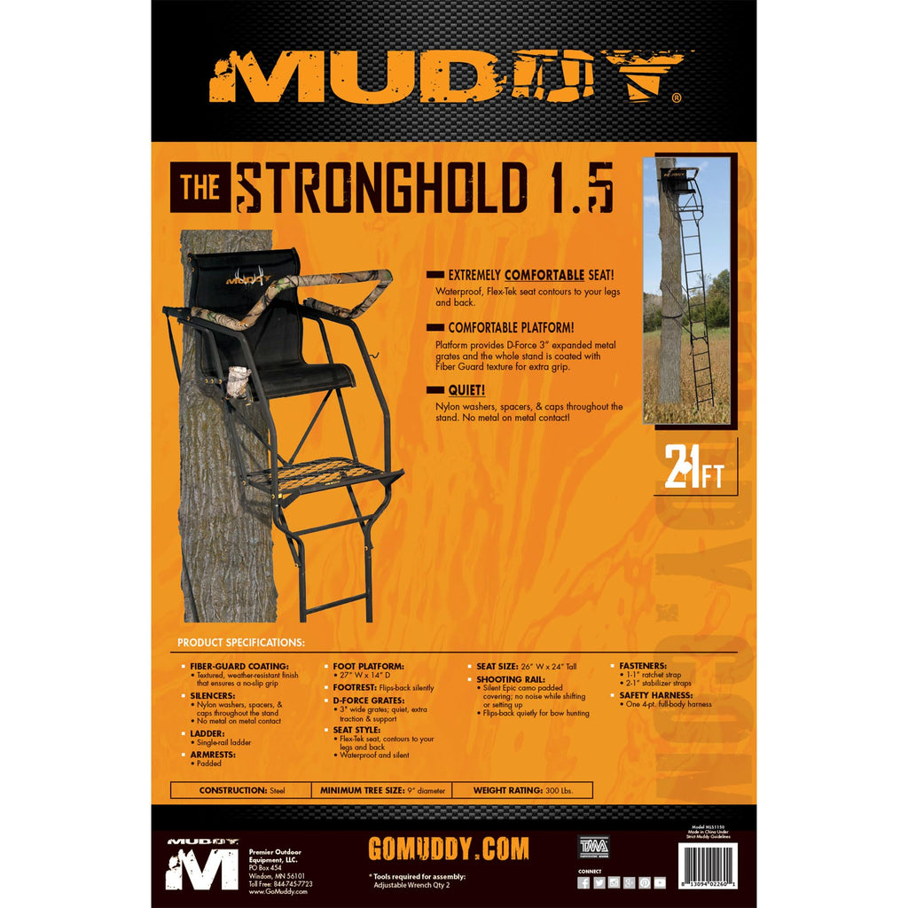 1 Person 21 Foot Climbing Tree Stand with Lumbar Seat J319