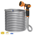 100ft Stainless Steel Garden Hose with Spray Nozzle G362770