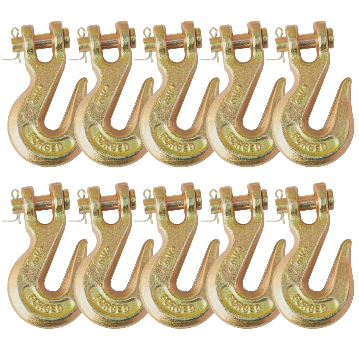 3/8" Grade 70 Clevis Slip Hook 6,600 LBS 10 Pack I2717