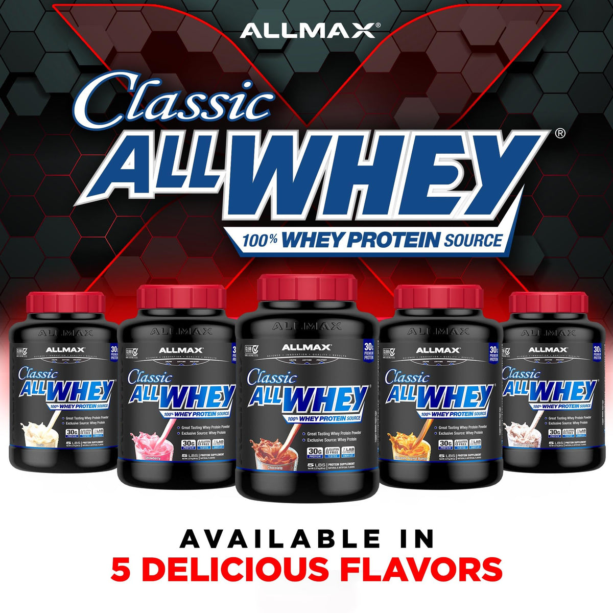 Chocolate Whey Protein Powder 5 lb E7733