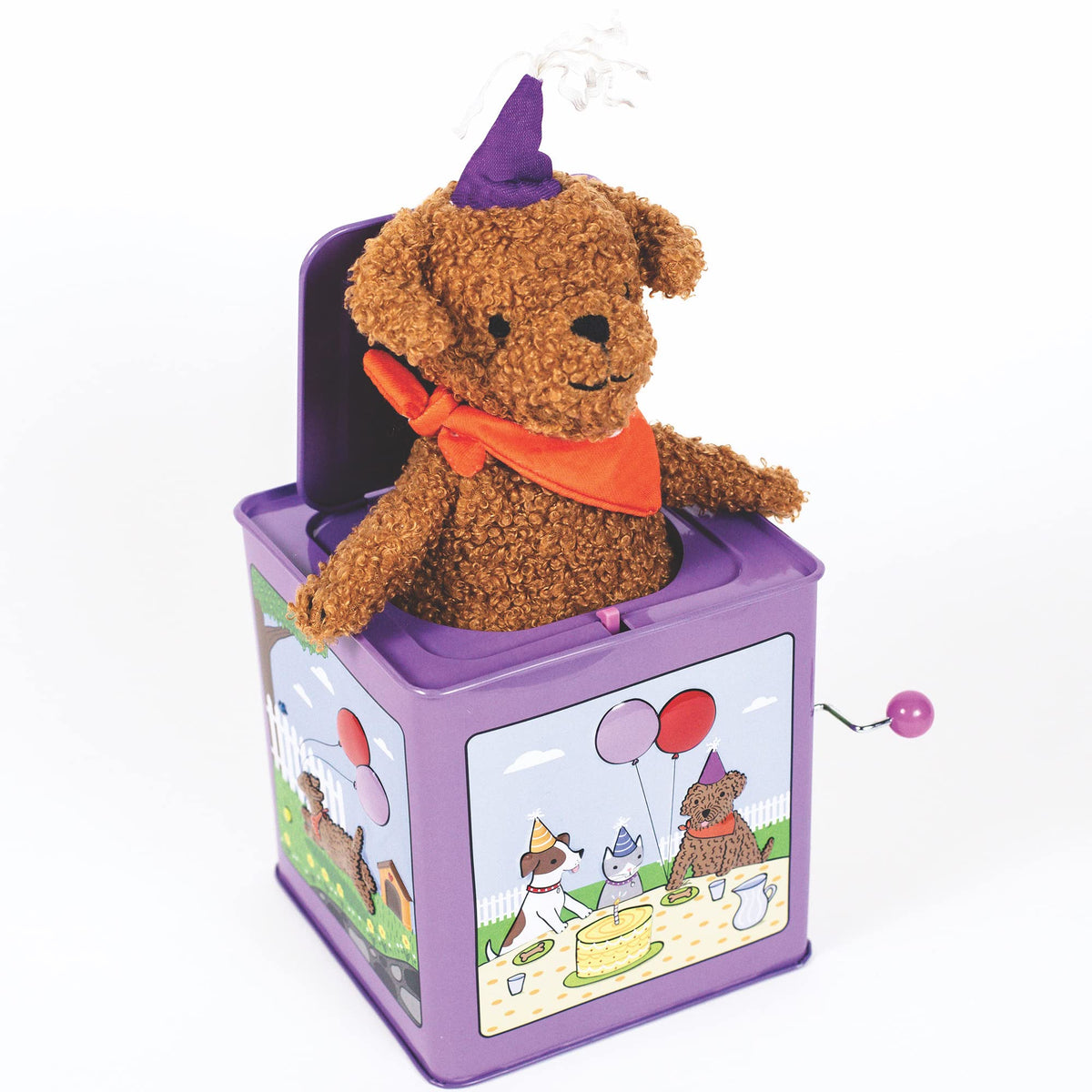 Birthday Puppy Jack-in-the-Box Toy Q850
